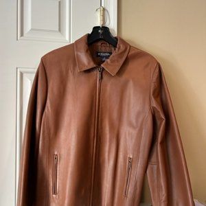 New Brooks Brothers Leather jacket